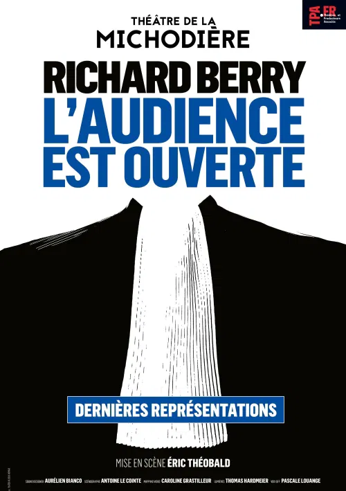 Affiche de L'audience est ouverte | avec Richard Berry