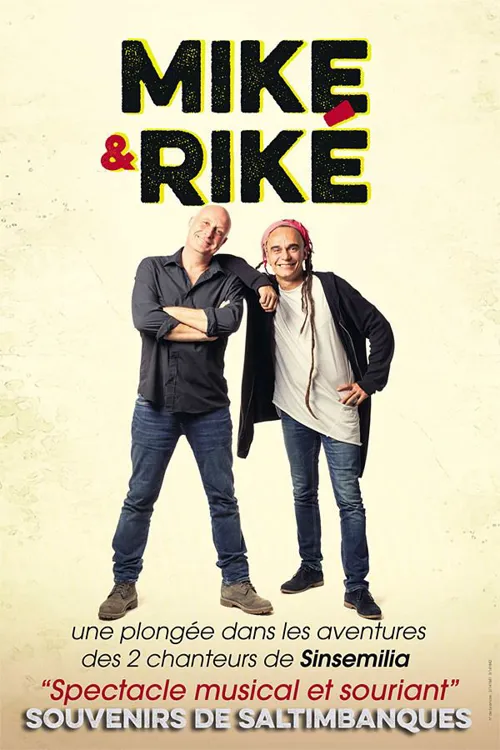 Affiche de Mike et Riké dans Souvenirs de saltimbanques