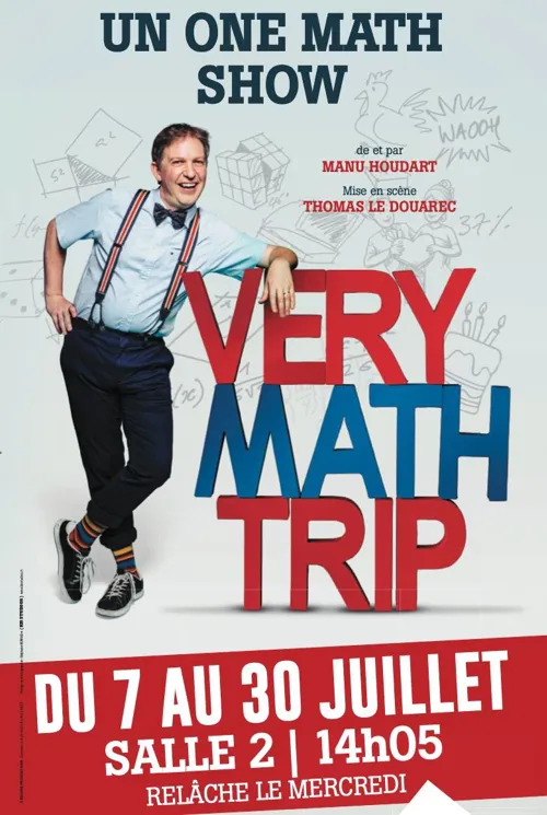 Affiche de Manu Houdart dans Very math trip