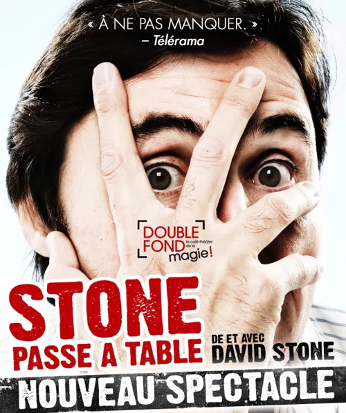Affiche de David Stone dans Stone passe à Table