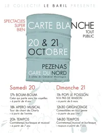 Carte Blanche au Collectif Le Baril - 