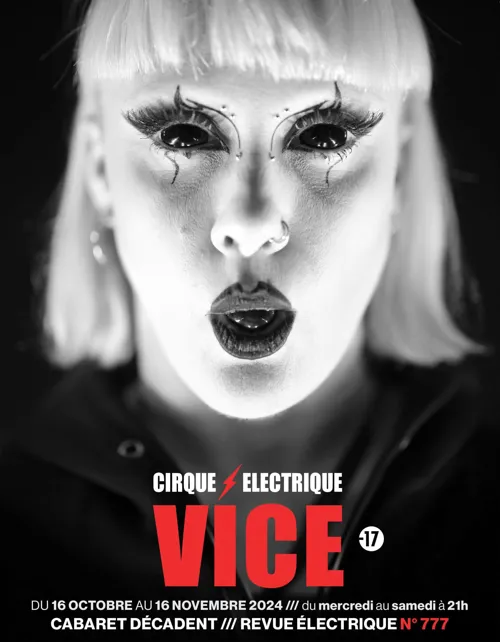 Affiche de Cabaret Décadent : Revue Electrique n°777 vice
