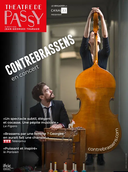 Affiche de Contrebrassens : Pauline Dupuy et Michael Wookey