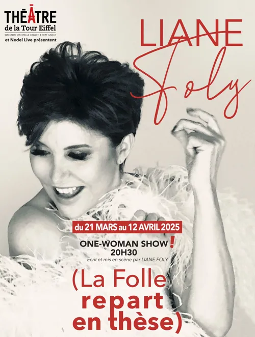 Affiche de Liane Foly dans La folle repart en thèse