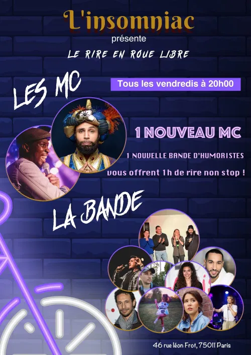 Affiche de Le rire en roue libre