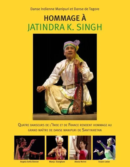 Affiche de Danse Manipuri et Danse de Tagore | Hommage à Jatindra K.Singh