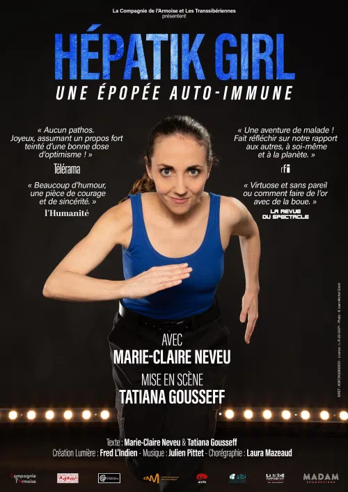 Affiche de Marie-Claire Neveu dans Hépatik Girl