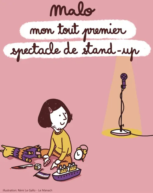 Affiche de Malo dans Mon tout premier spectacle de stand-up