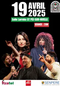 Le plateau d'humoriste Senpere Irriz - 