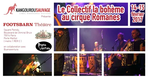 Affiche de Le Collectif la bohème au cirque Romanès
