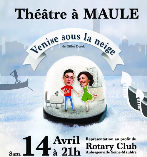 Affiche de Venise sous la neige
