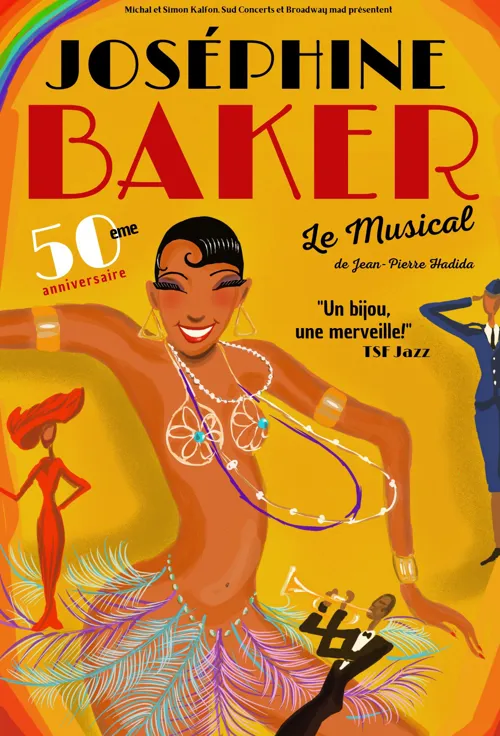 Affiche de Joséphine Baker, le musical