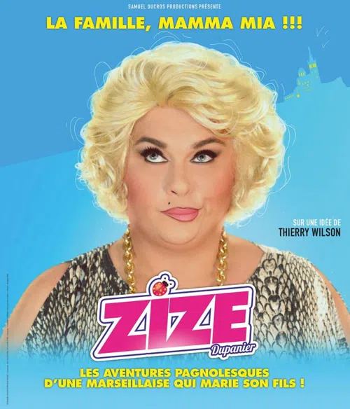Affiche de Zize dans La famille Mamma Mia !
