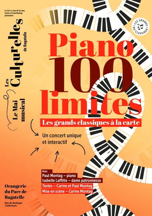 Affiche de Piano 100 limites, les grands classiques à la carte