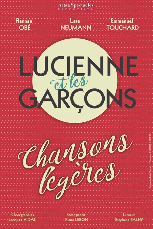 Affiche de Lucienne et les Garçons - Chansons légères
