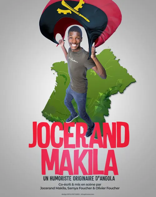 Affiche de Jocerand Makila dans Un humoriste originaire d'Angola