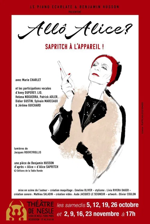 Affiche de Allô Alice ? Sapritch à l'appareil !