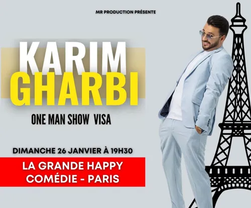 Affiche de Karim Gharbi dans Visa