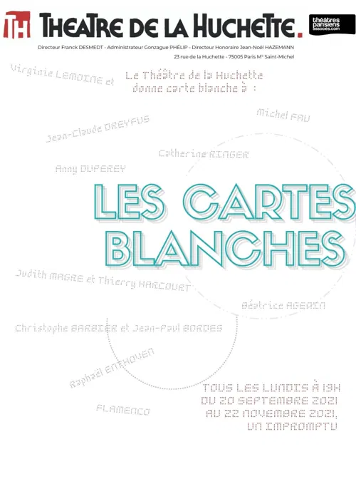 Affiche de Les cartes blanches