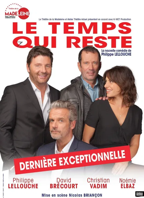 Affiche de Le temps qui reste | avec Philippe Lellouche, Christian Vadim, David Brecourt