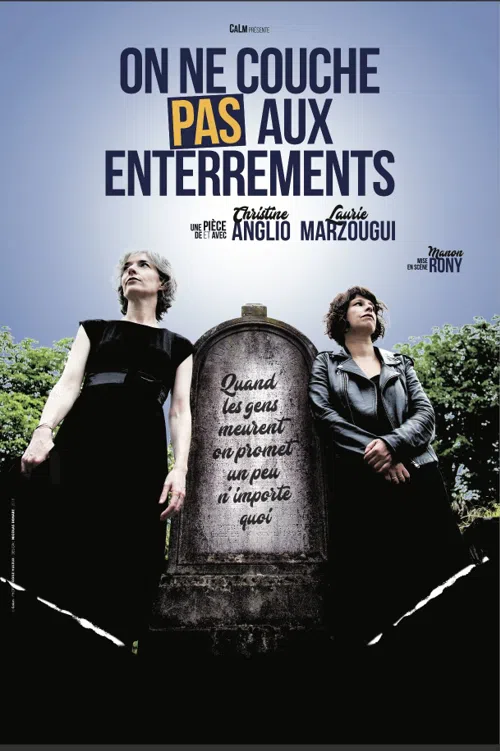 Affiche de On ne couche pas aux enterrements