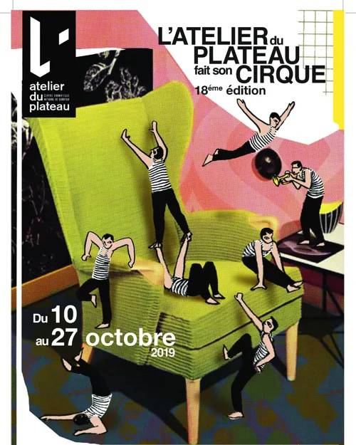 Affiche de L'Atelier du plateau fait son cirque - 18e édition