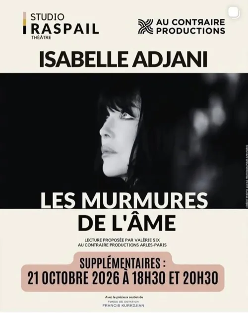 Affiche de Les Murmures de l'Âme | avec Isabelle Adjani
