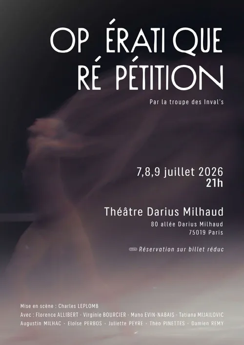 Affiche de Opératique Répétition