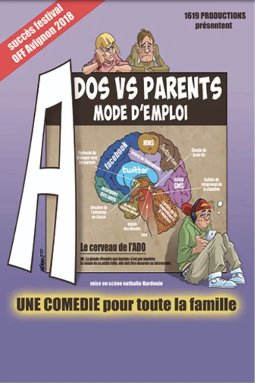 Affiche de Ados VS Parents mode d'emploi