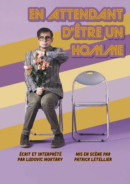 Affiche de Ludovic Moktary dans En attendant d'être un homme