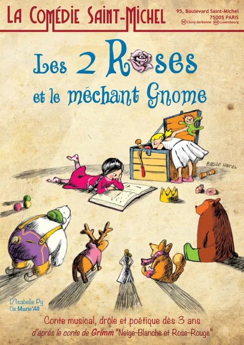 Affiche de Les Deux Roses et le méchant gnome