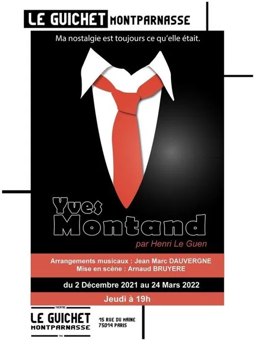 Affiche de Yves Montand | par Henri Le Guen
