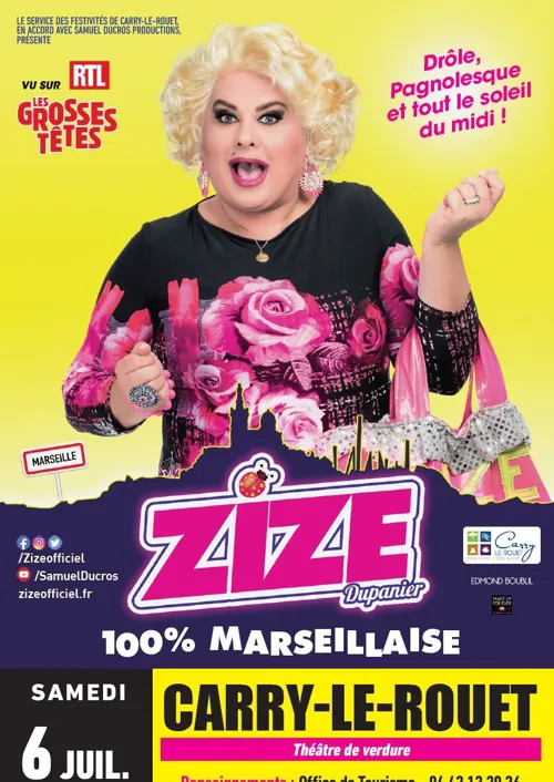 Affiche de Zize dans 100% Marseillaise