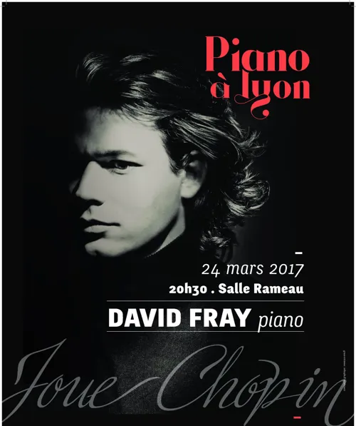 Affiche de David Fray Joue Chopin...