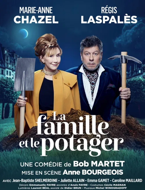 Affiche de La famille et le potager | avec Marie-Anne Chazel et Régis Laspalès