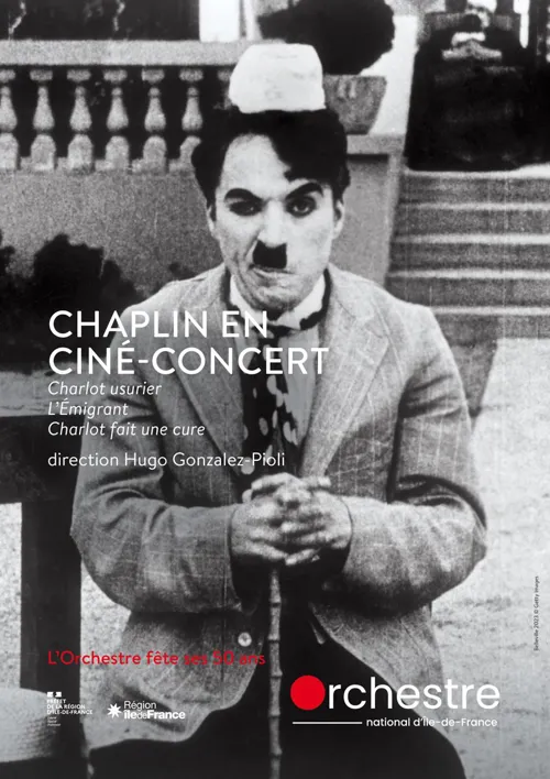 Affiche de Ciné-Concert Chaplin | Orchestre National d'Île-De-France