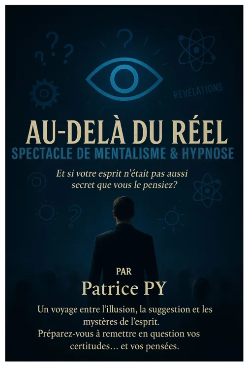 Affiche de Patrice Py dans Au delà du réel