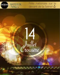 Croisière Feu d'Artifice 14 Juillet 2017 sur la Louisiane Belle - 