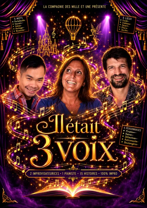 Affiche de Il était 3 voix