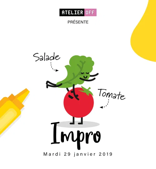 Affiche de Salade, tomate, impro