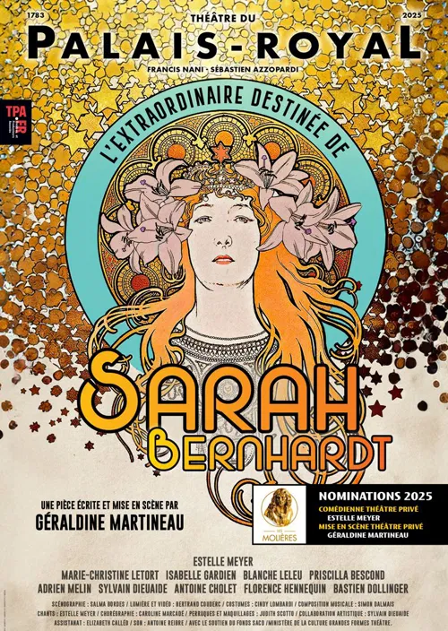Affiche de L'extraordinaire destinée de Sarah Bernhardt