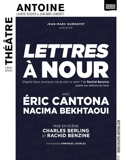 Affiche de Lettres à Nour | avec Eric Cantona