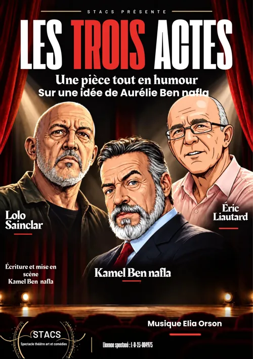 Affiche de Les trois actes