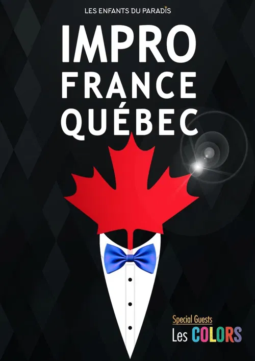 Affiche de Impro France / Québec spécial St Valentin