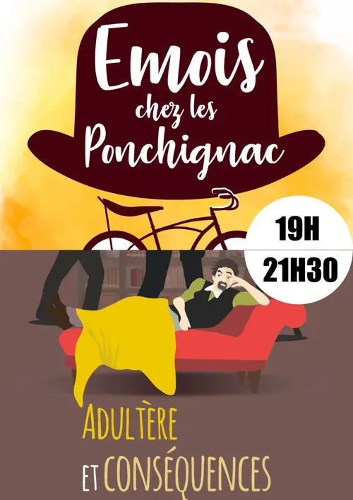 Affiche de Émois chez les Ponchignac + Adultère et conséquences