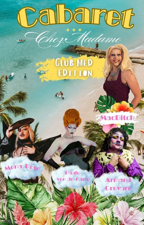 Affiche de Cabaret Chez Madame : Impro Drag Show