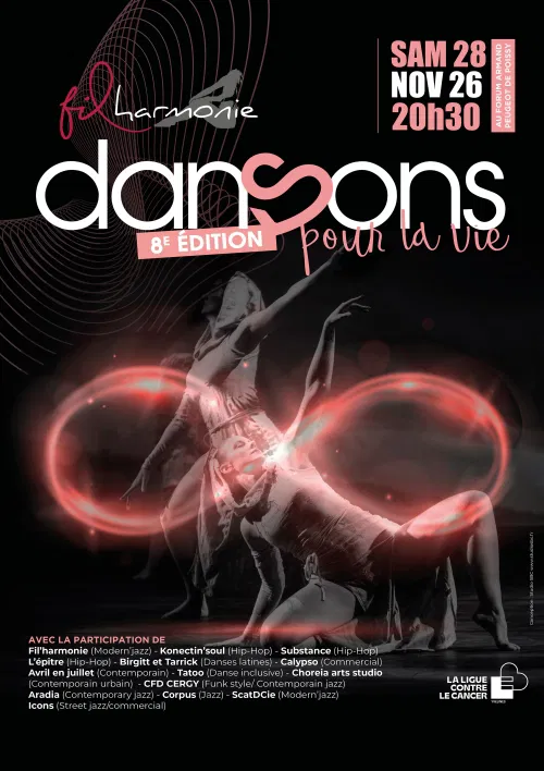 Affiche de Dansons pour la Vie | 8ème édition
