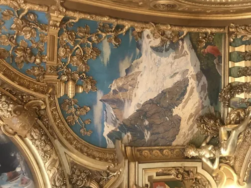 Affiche de Visite guidée : Un palais ferroviaire : la Gare de Lyon et les salons du "Train bleu", goûter | par Michel Lhéritier