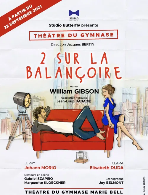 Affiche de 2 sur la balançoire