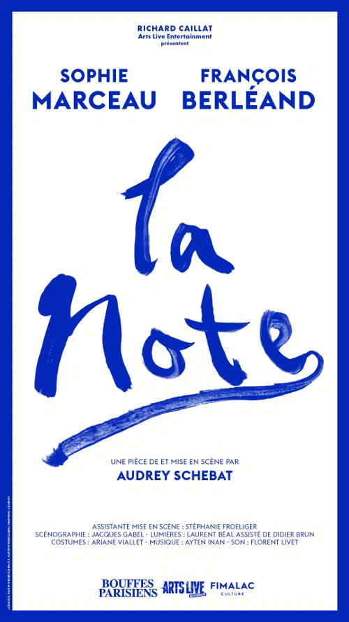 Affiche de La Note - avec Sophie Marceau et François Berléand